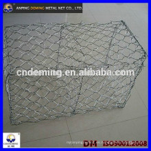 Malla galvanizada caliente del gabion del dipp (fábrica grande y exportador)